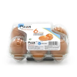 Huevos granja XL 1/2 docena