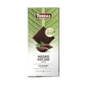 Chocolate negro con stevia
