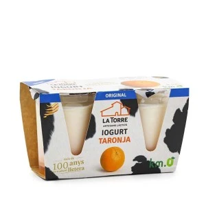 Yogur natural naranja (pack...